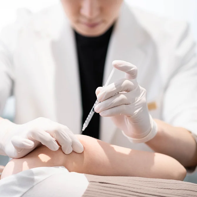 Show accurate injection locations