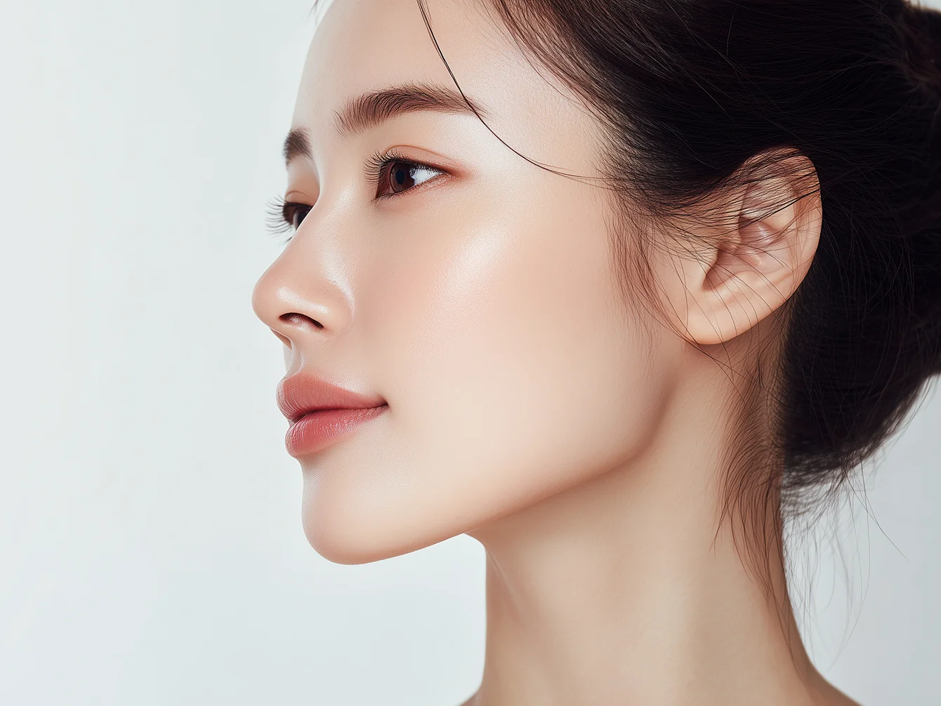 Visual image of V-line jawline improvement