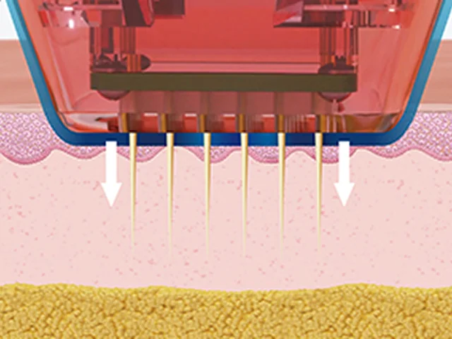 Eye virtue RF Treatment Stage 2 Microneedle Skin Contact