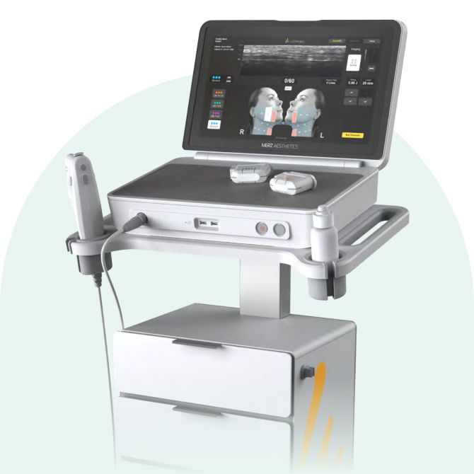 Merz Aesthetics Ultherapy PRIME HIFU lifting device